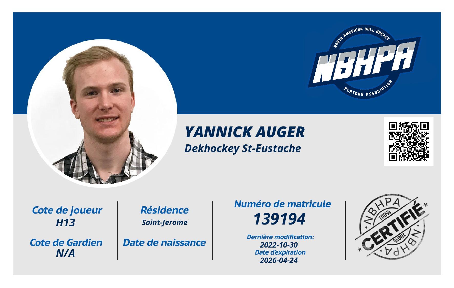 Yannick Auger