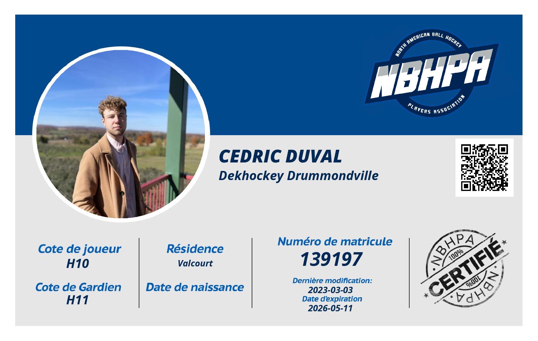 Cedric Duval