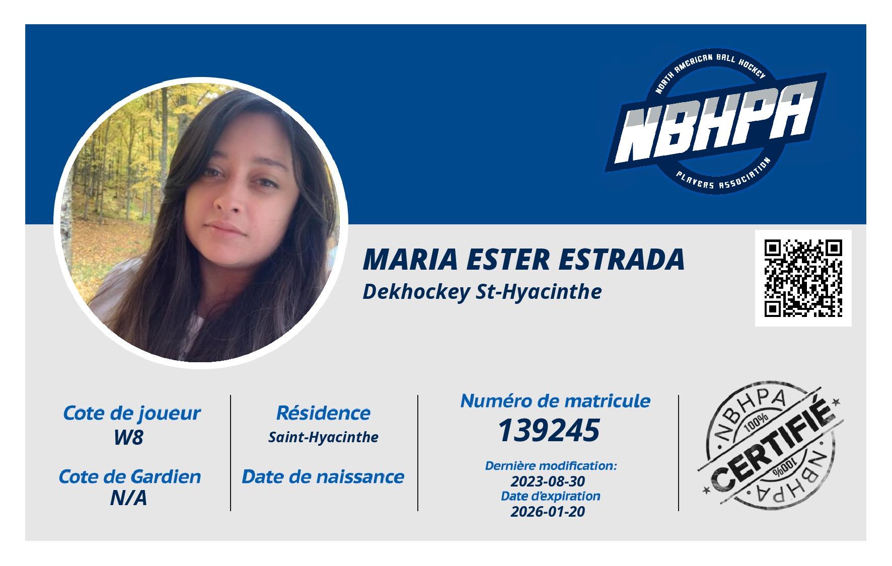 Maria ester Estrada