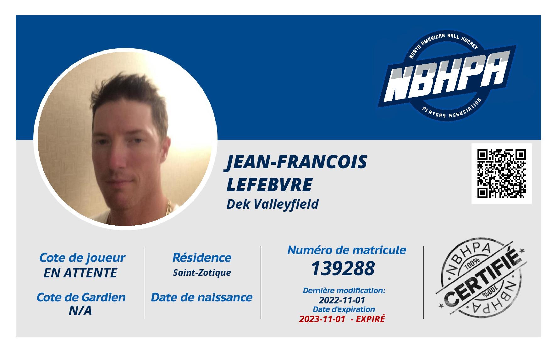 Jean-Francois Lefebvre