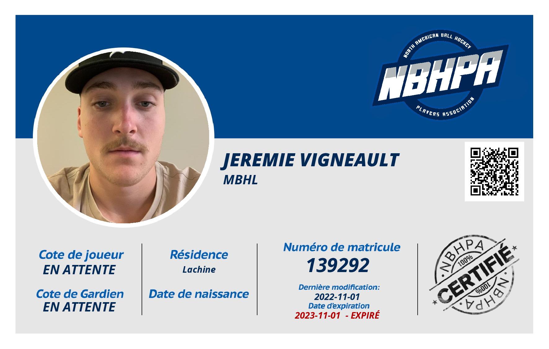 Jeremie Vigneault