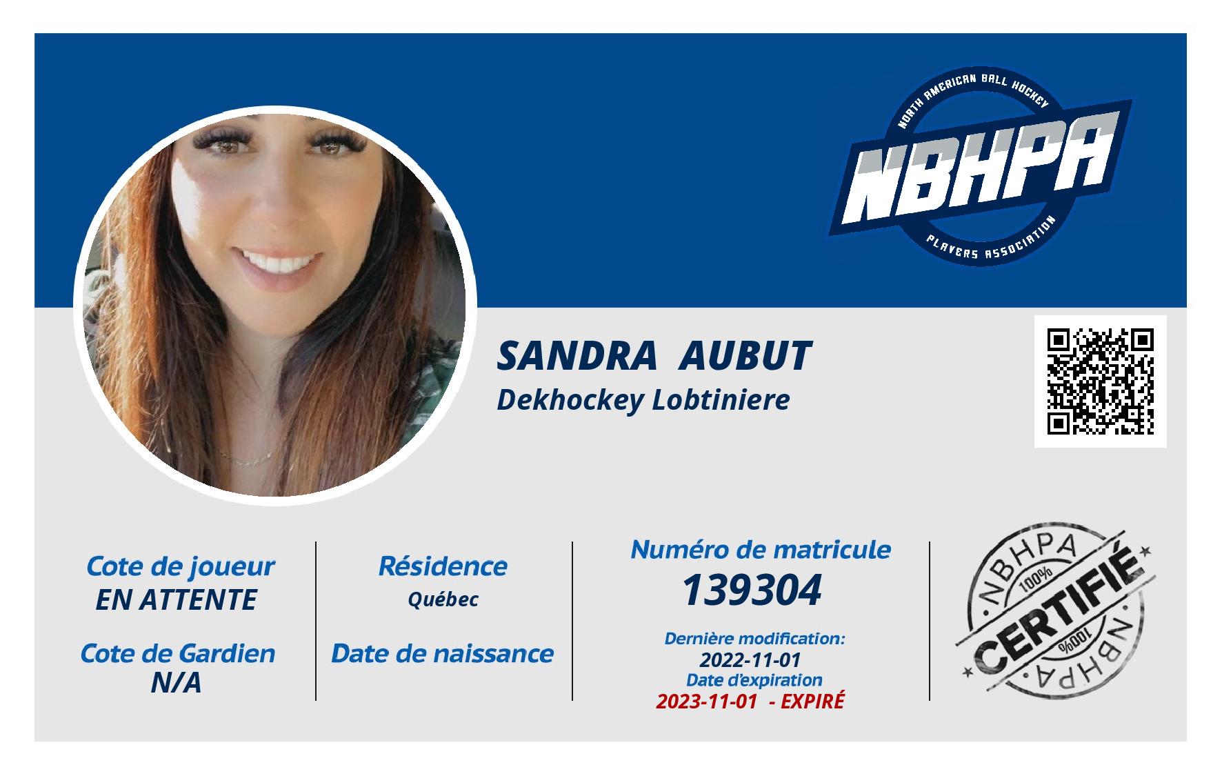 Sandra  Aubut