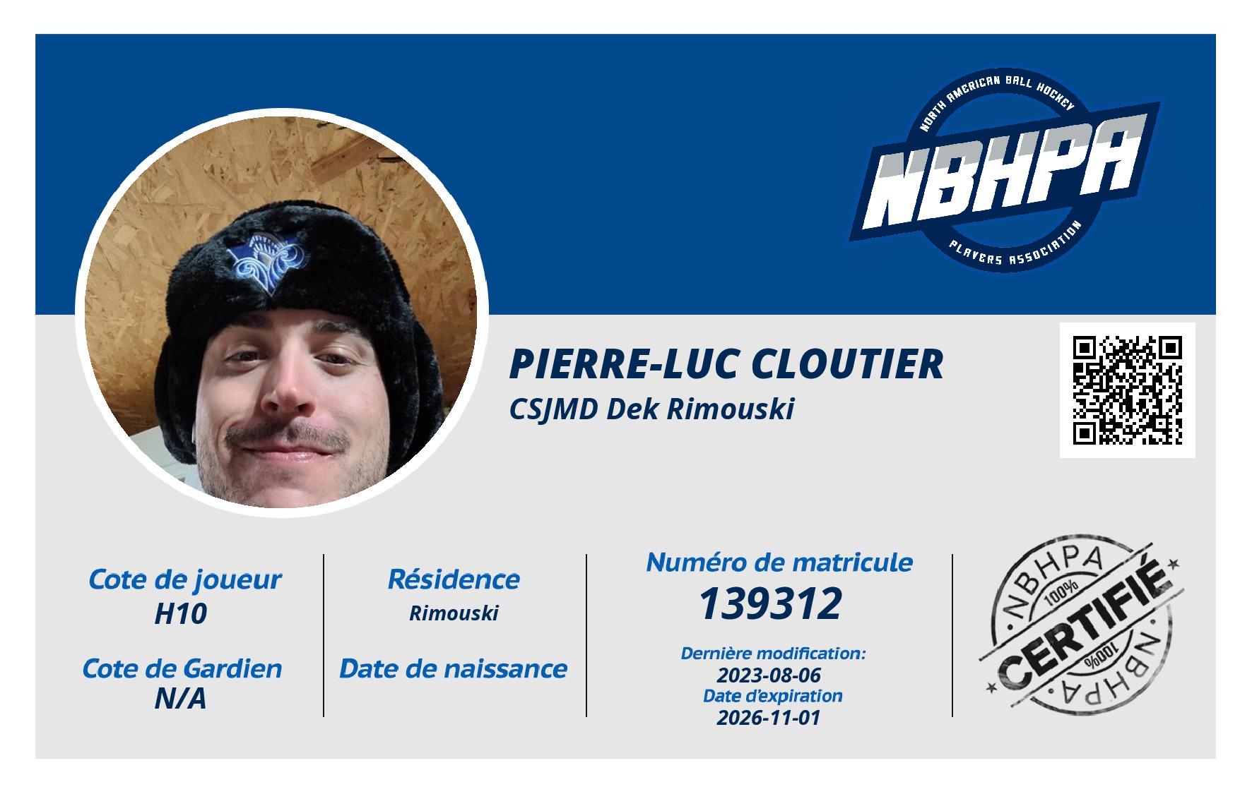 Pierre-Luc Cloutier