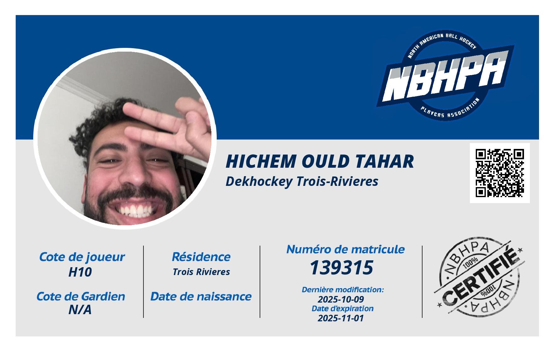 Hichem Ould Tahar