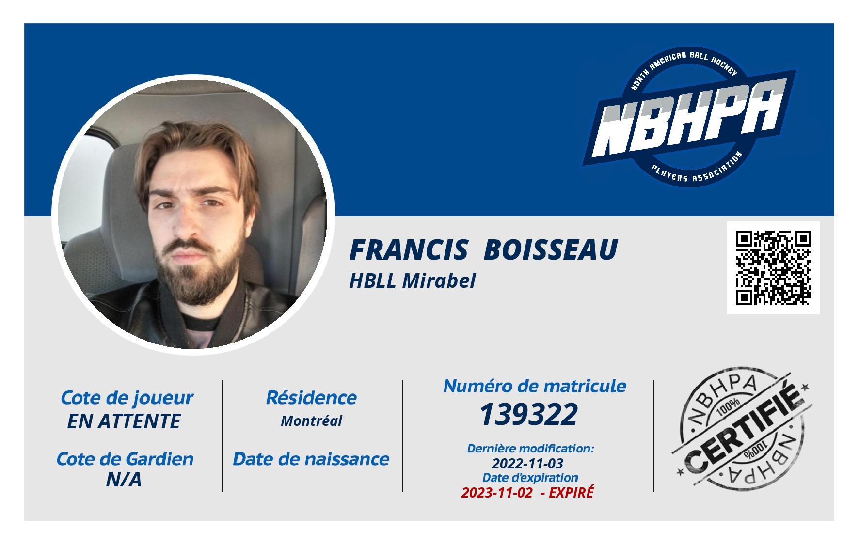 Francis  Boisseau
