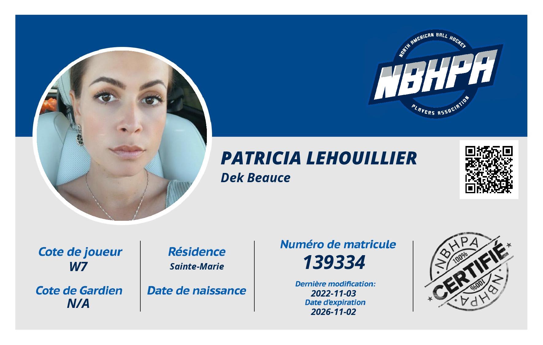 Patricia Lehouillier