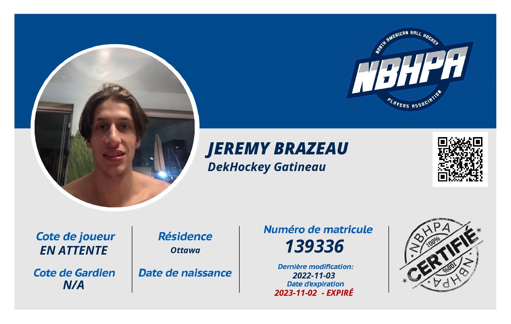 Jeremy Brazeau