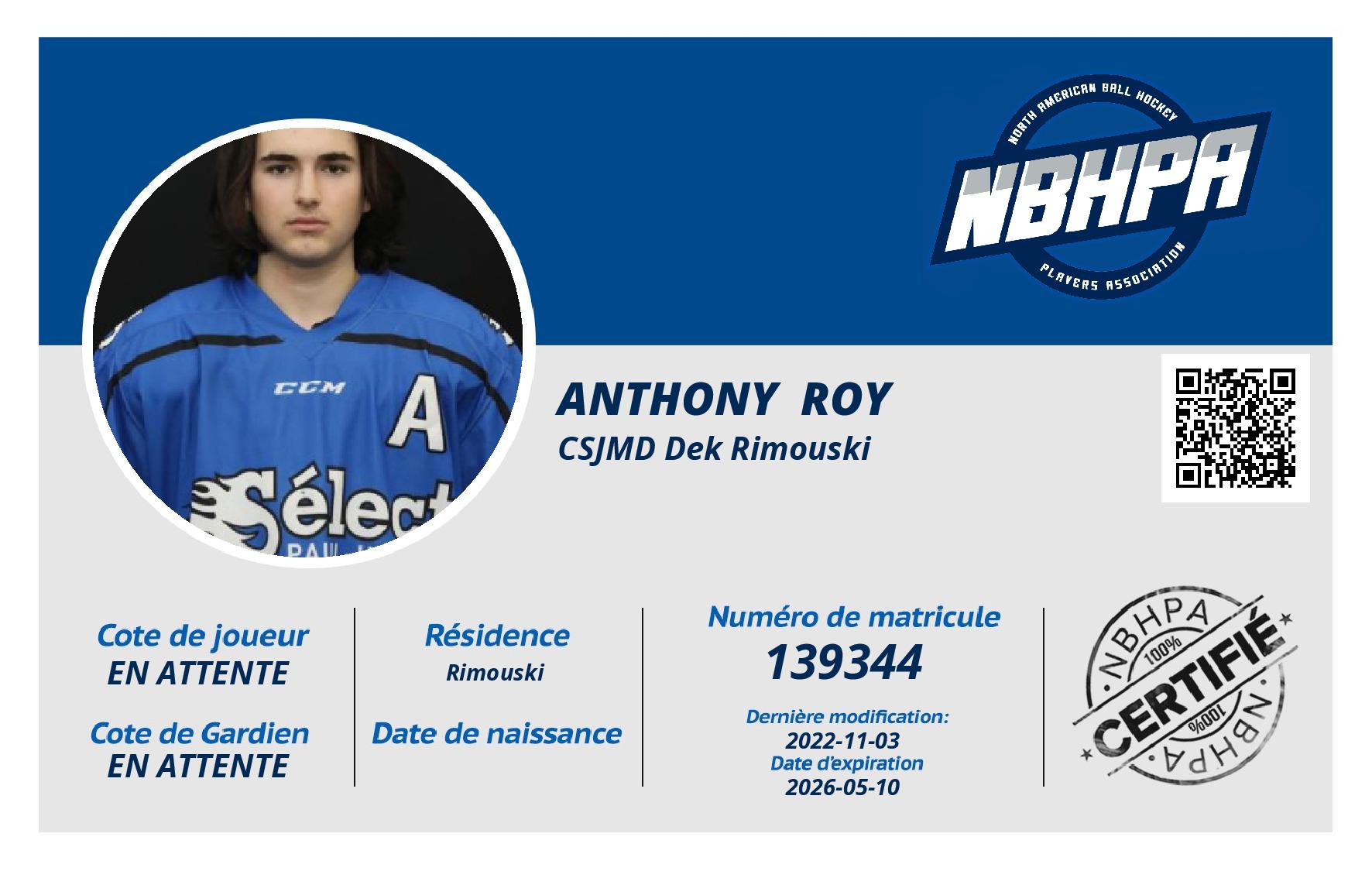 Anthony  Roy 