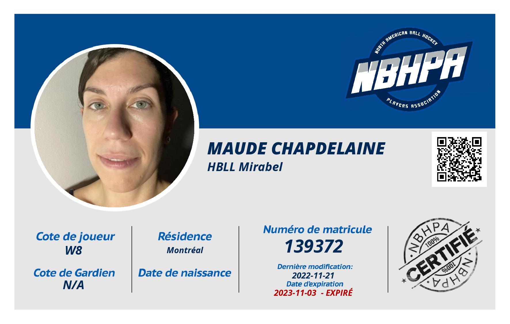 Maude Chapdelaine