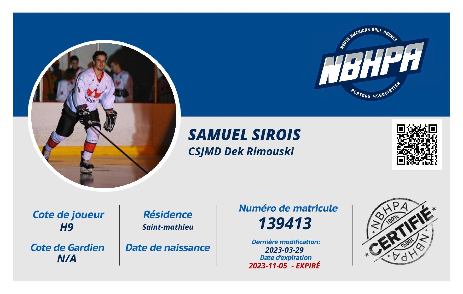Samuel Sirois