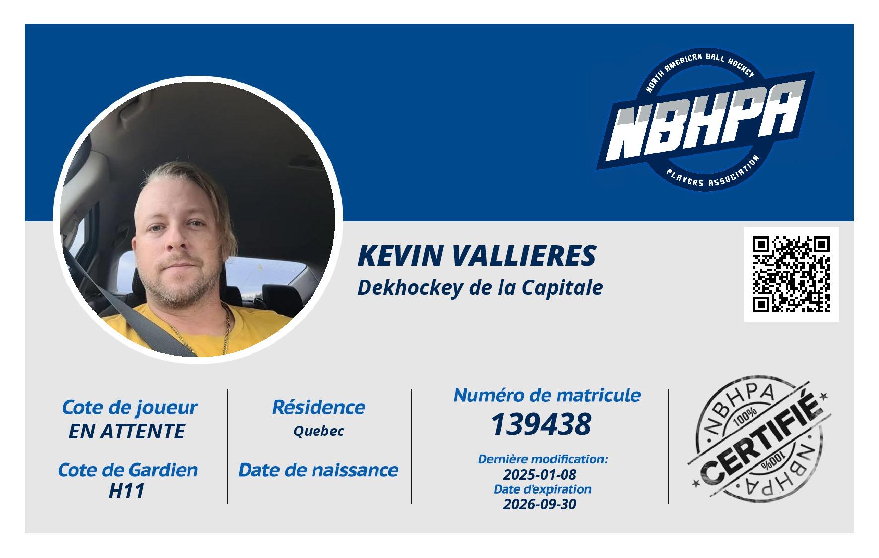 Kevin Vallieres