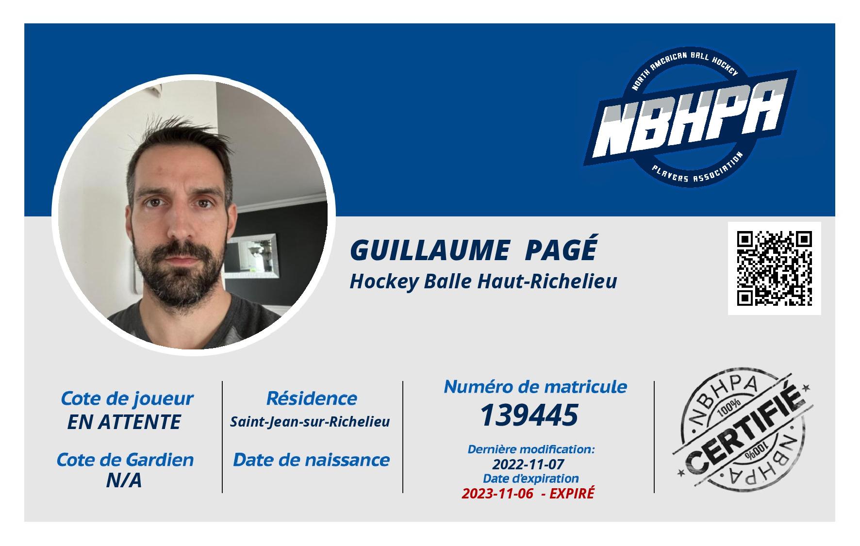 Guillaume  Pagé 