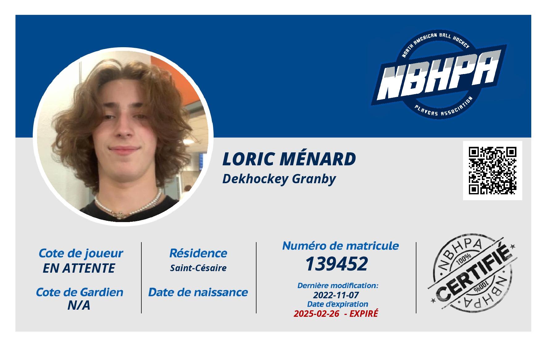 Loric Ménard