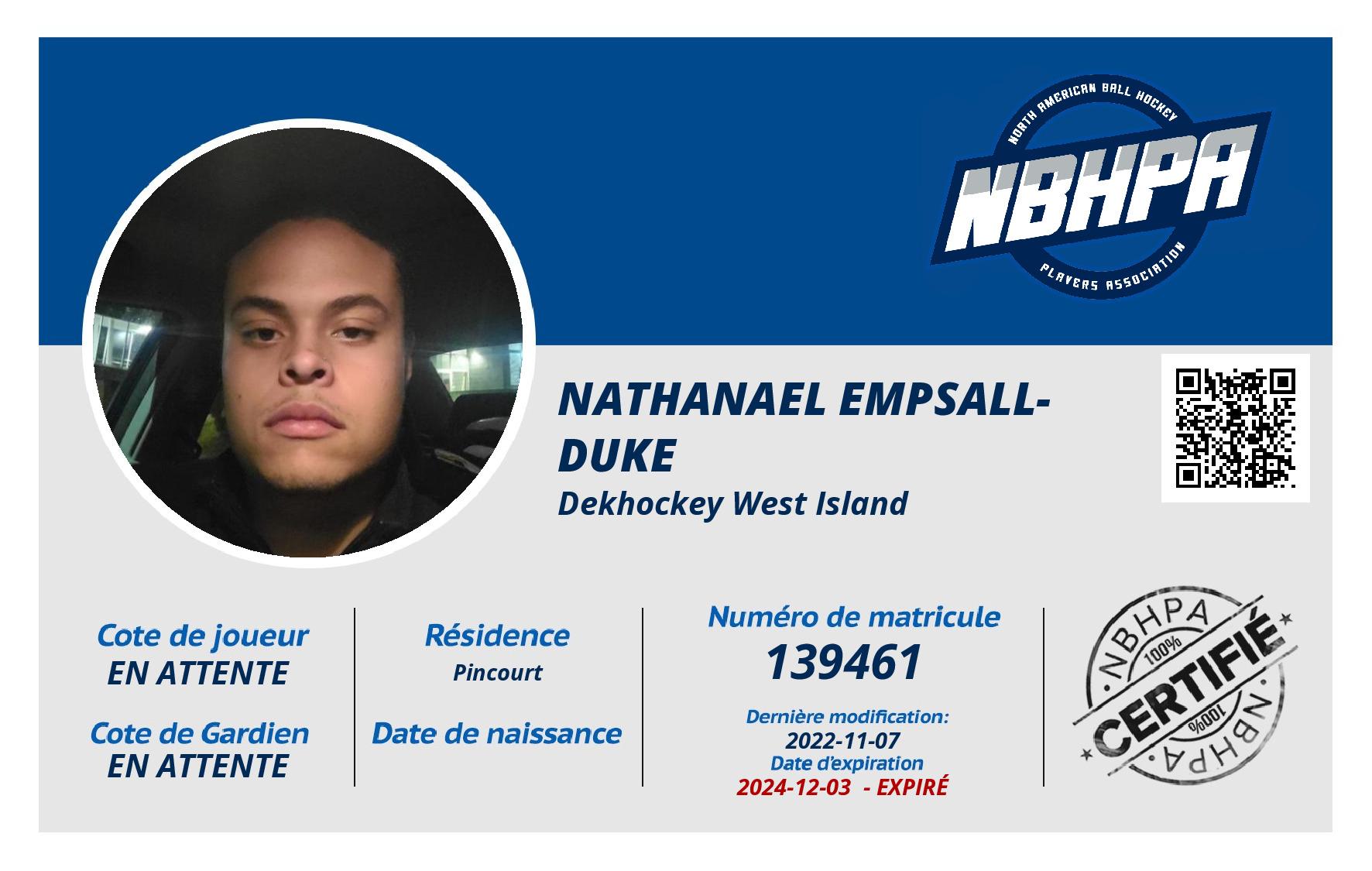 Nathanael Empsall-Duke