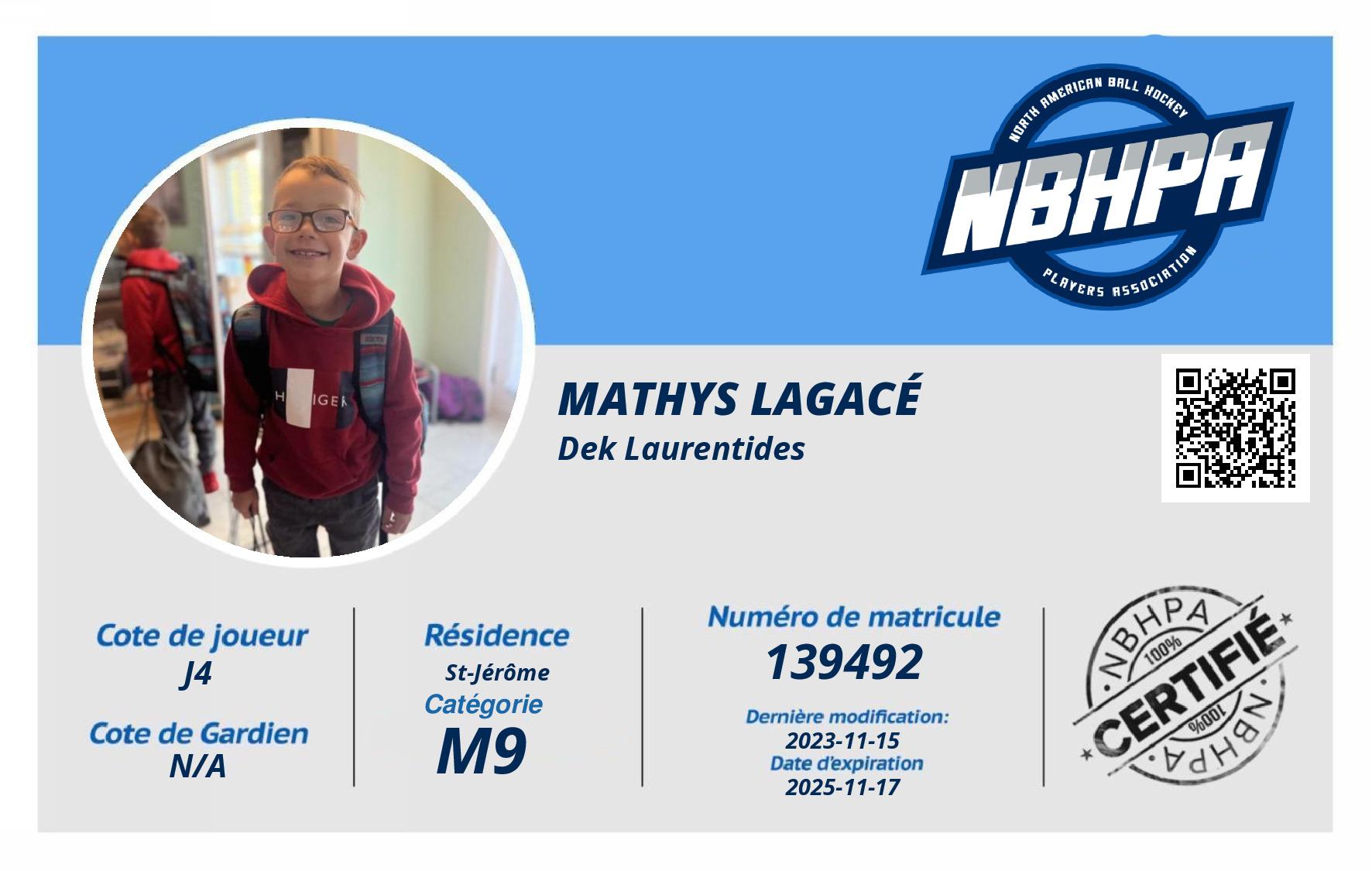 Mathys Lagacé