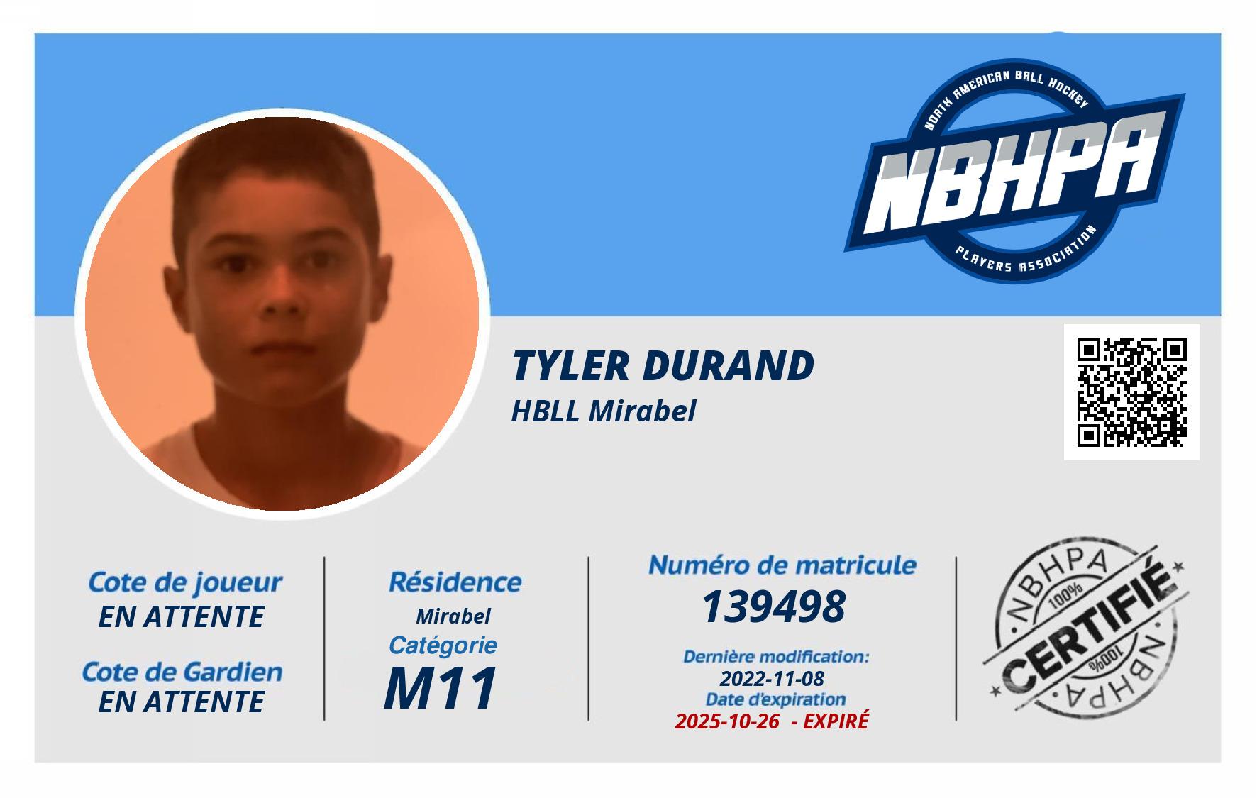 Tyler Durand 
