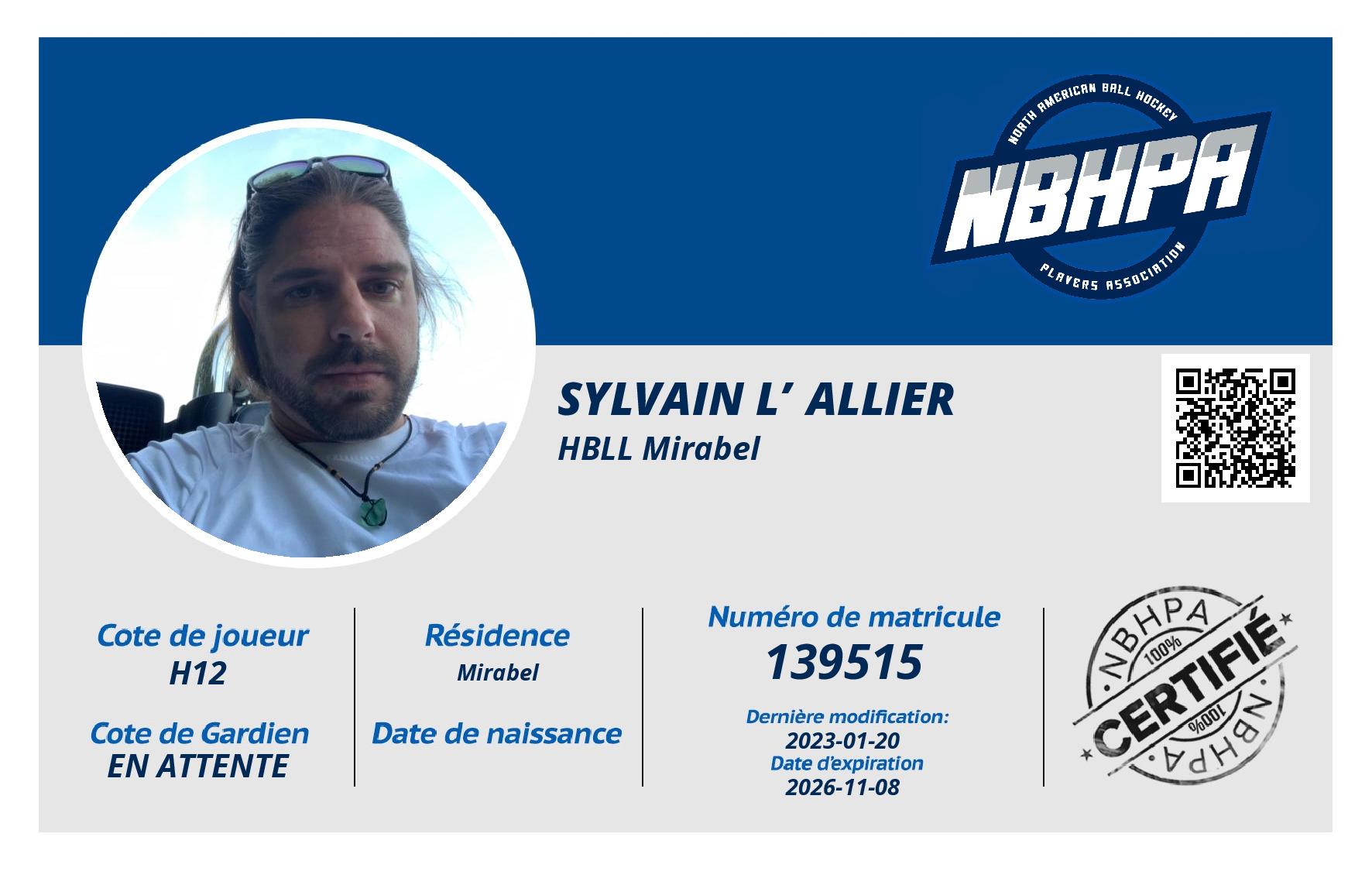 Sylvain L’Allier