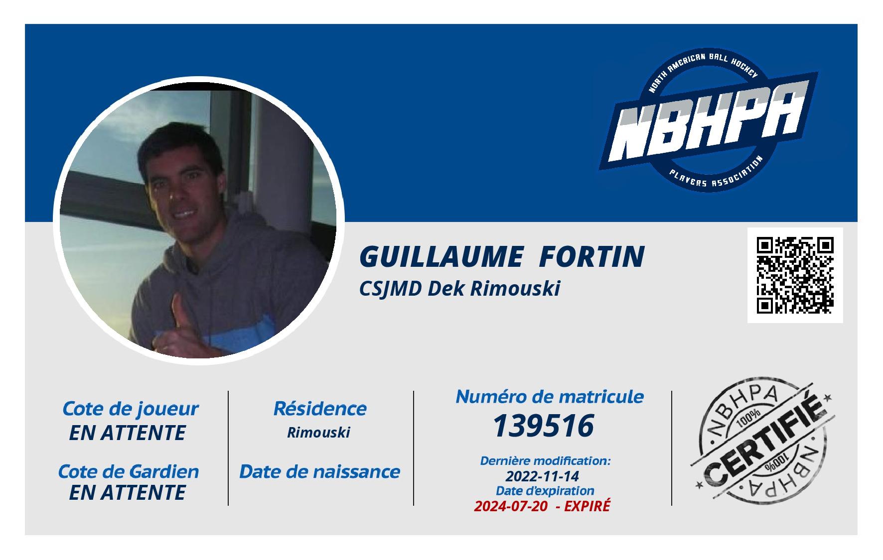 Guillaume  Fortin 