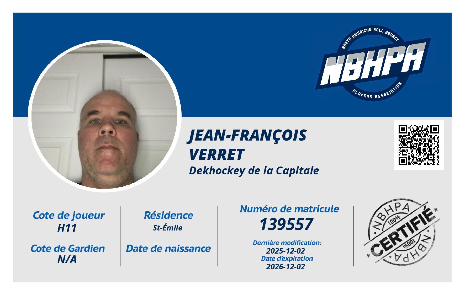 Jean-François  Verret 