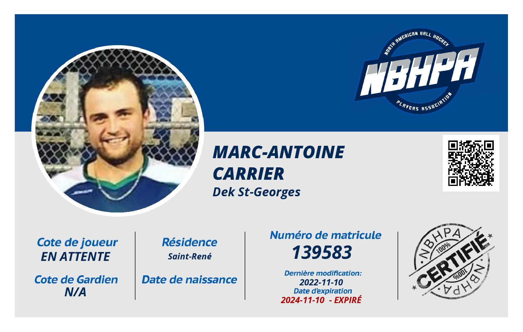 Marc-Antoine Carrier