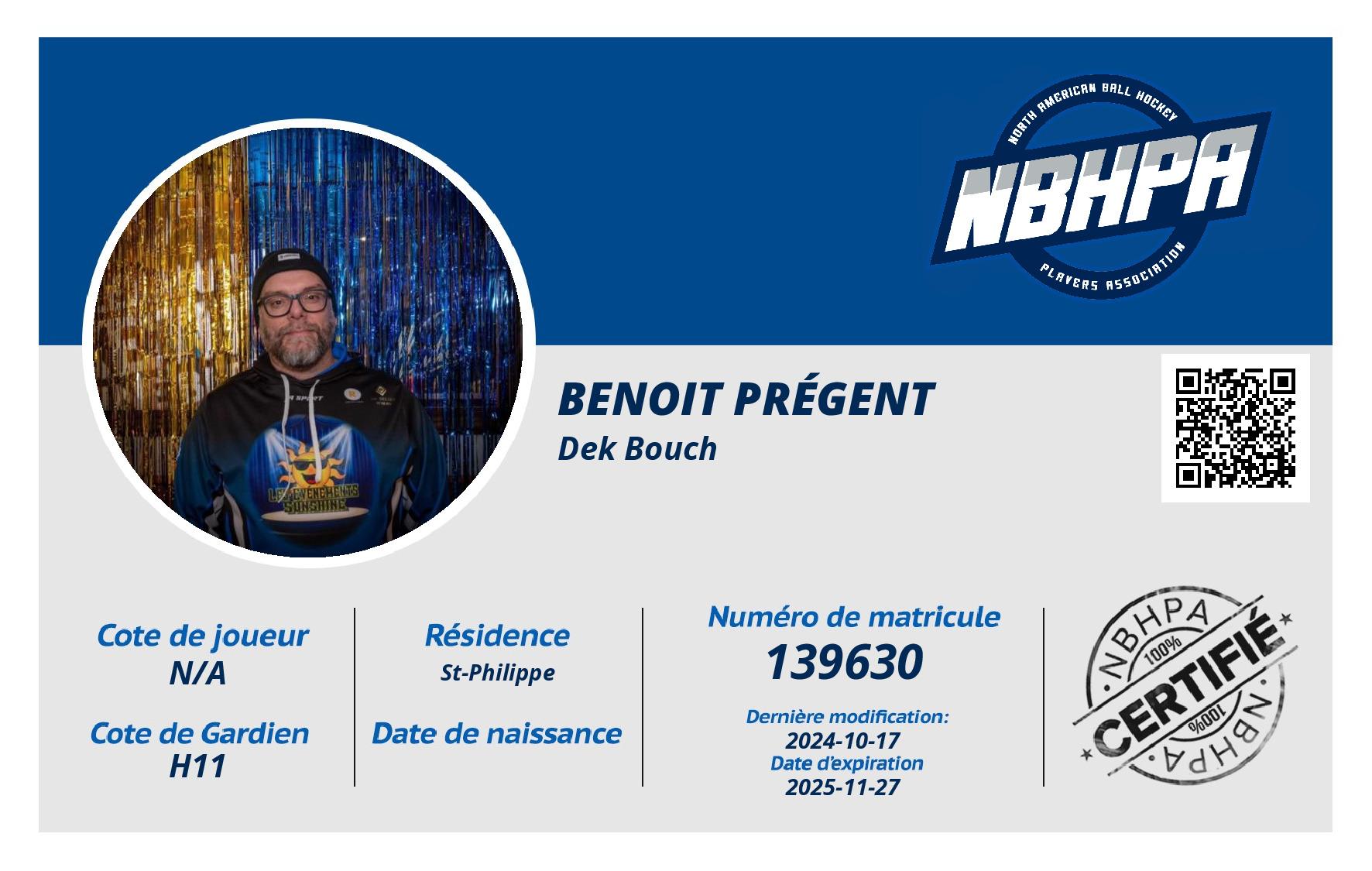 Benoit Prégent