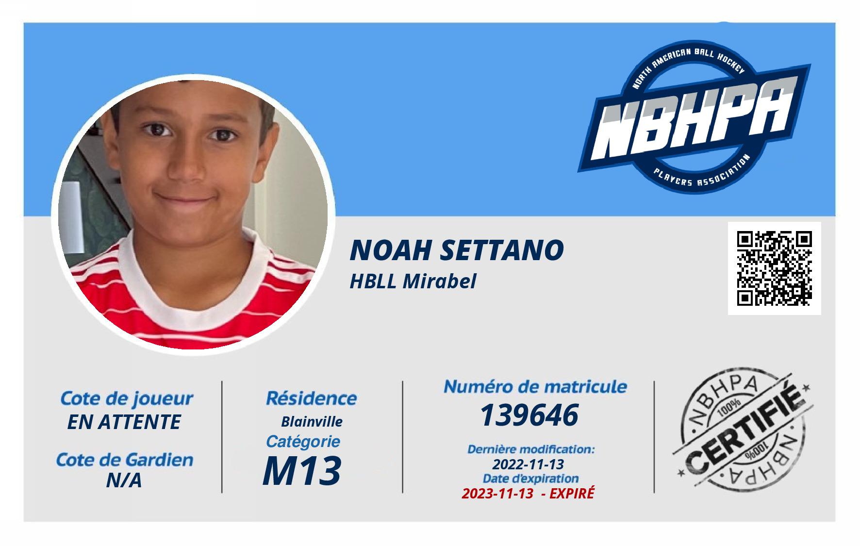 Noah Settano
