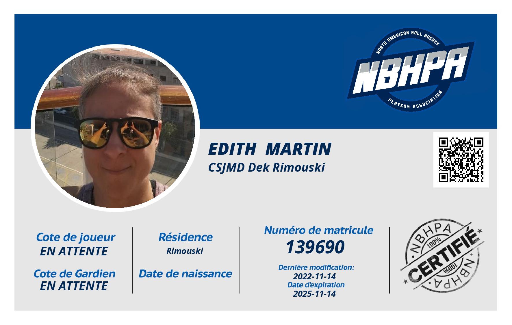 Edith  Martin 