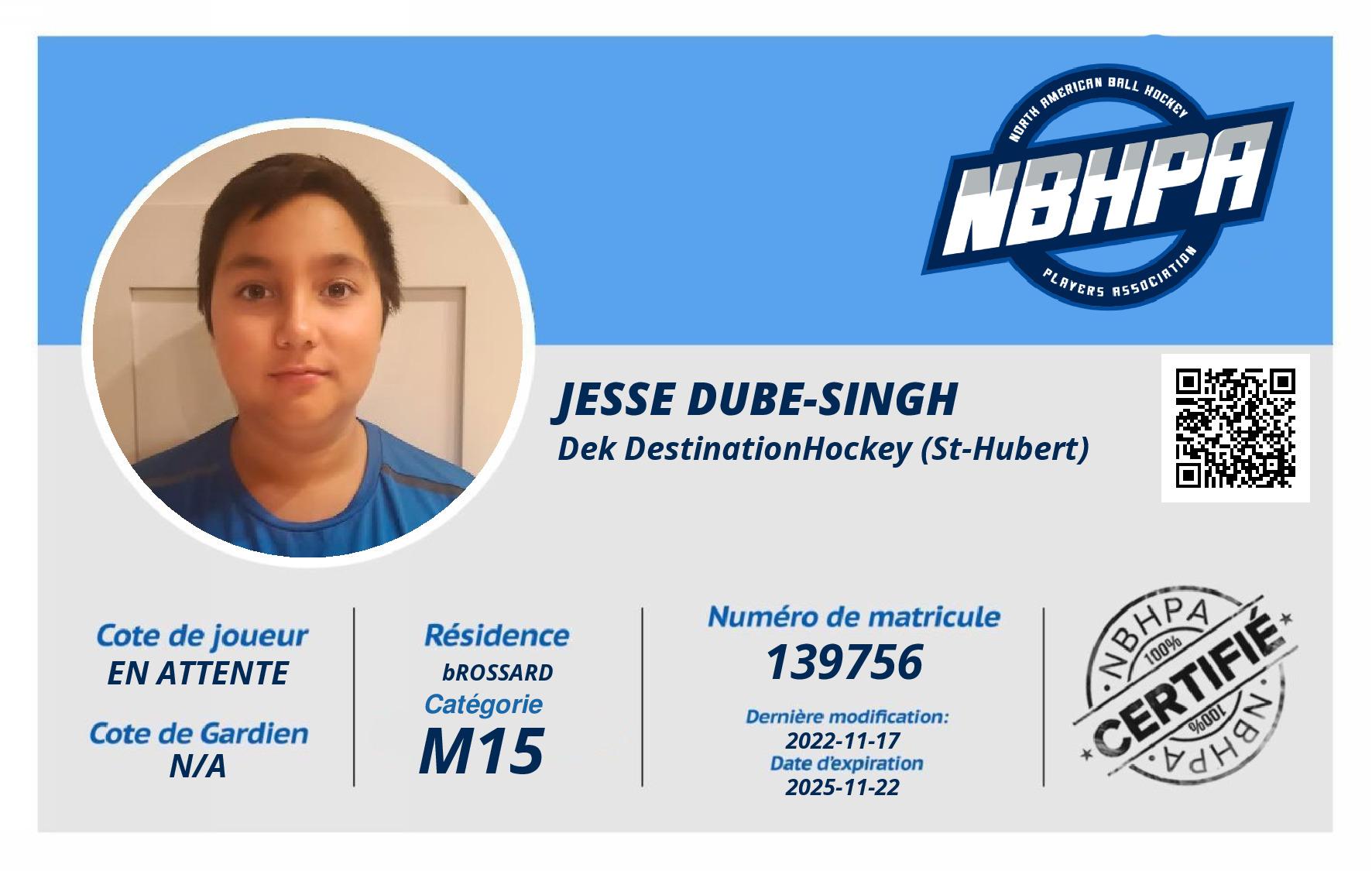 Jesse Dube-Singh