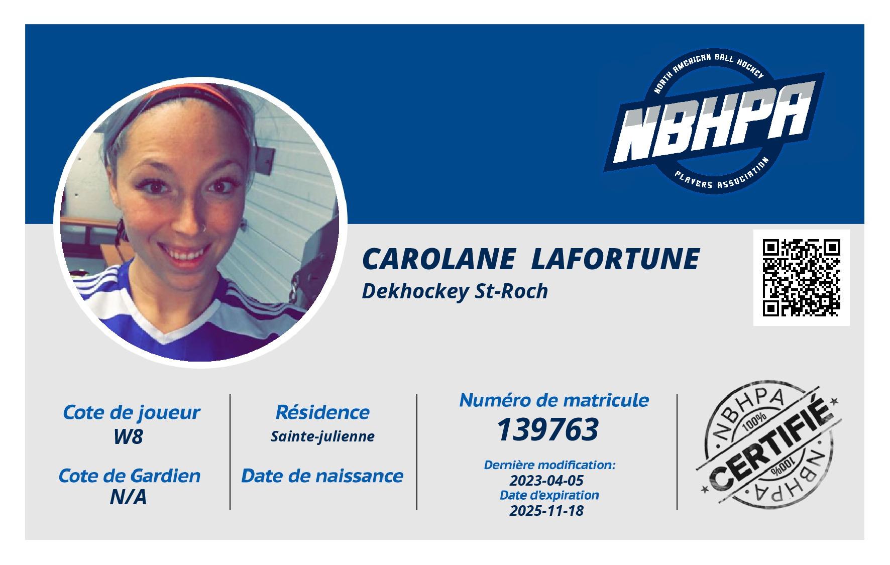 Carolane  Lafortune
