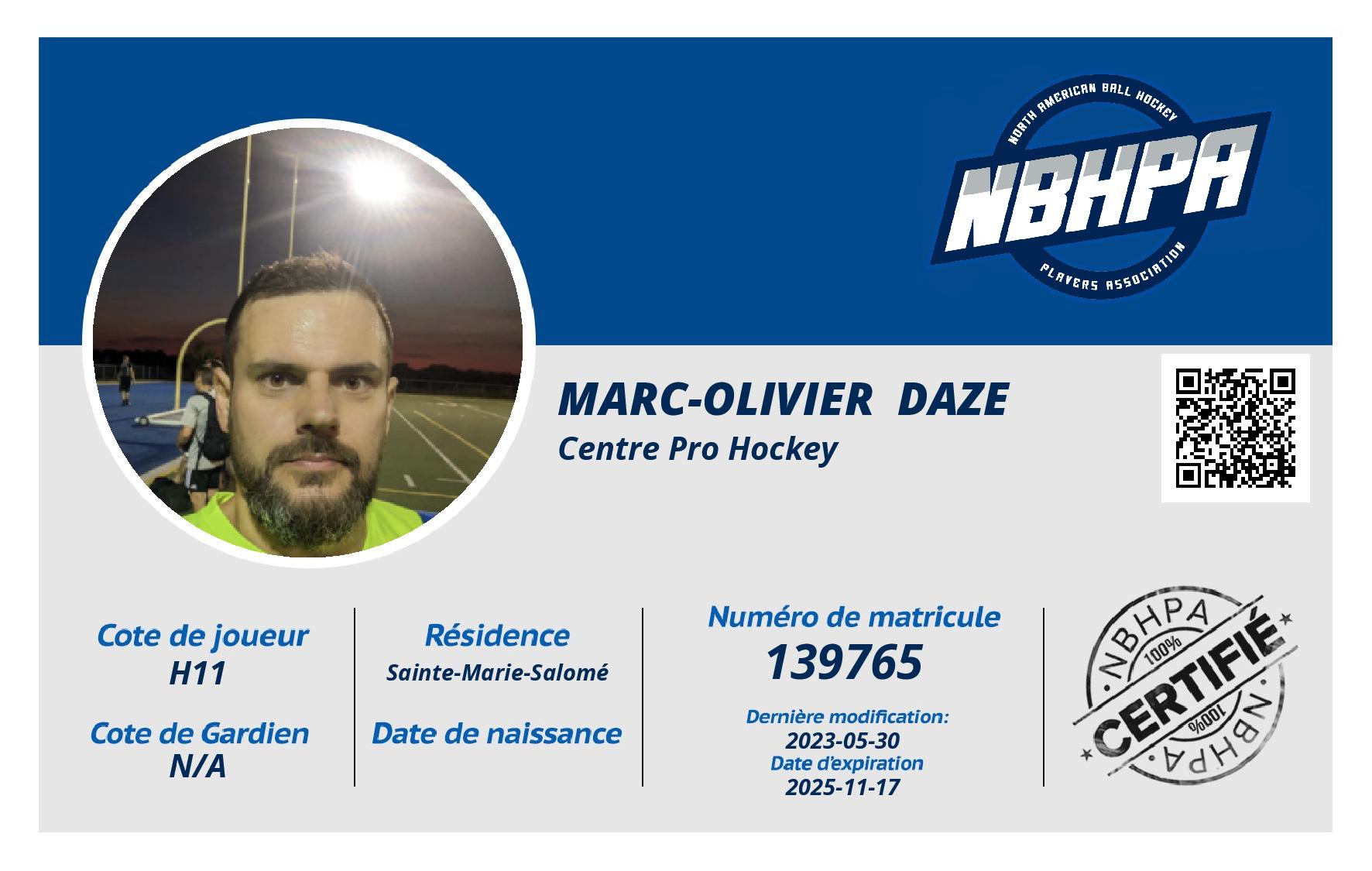Marc-Olivier  Daze