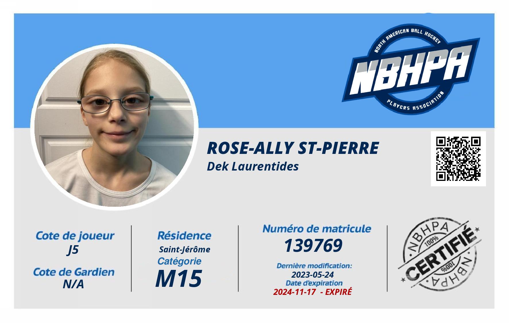 Rose-Ally St-Pierre
