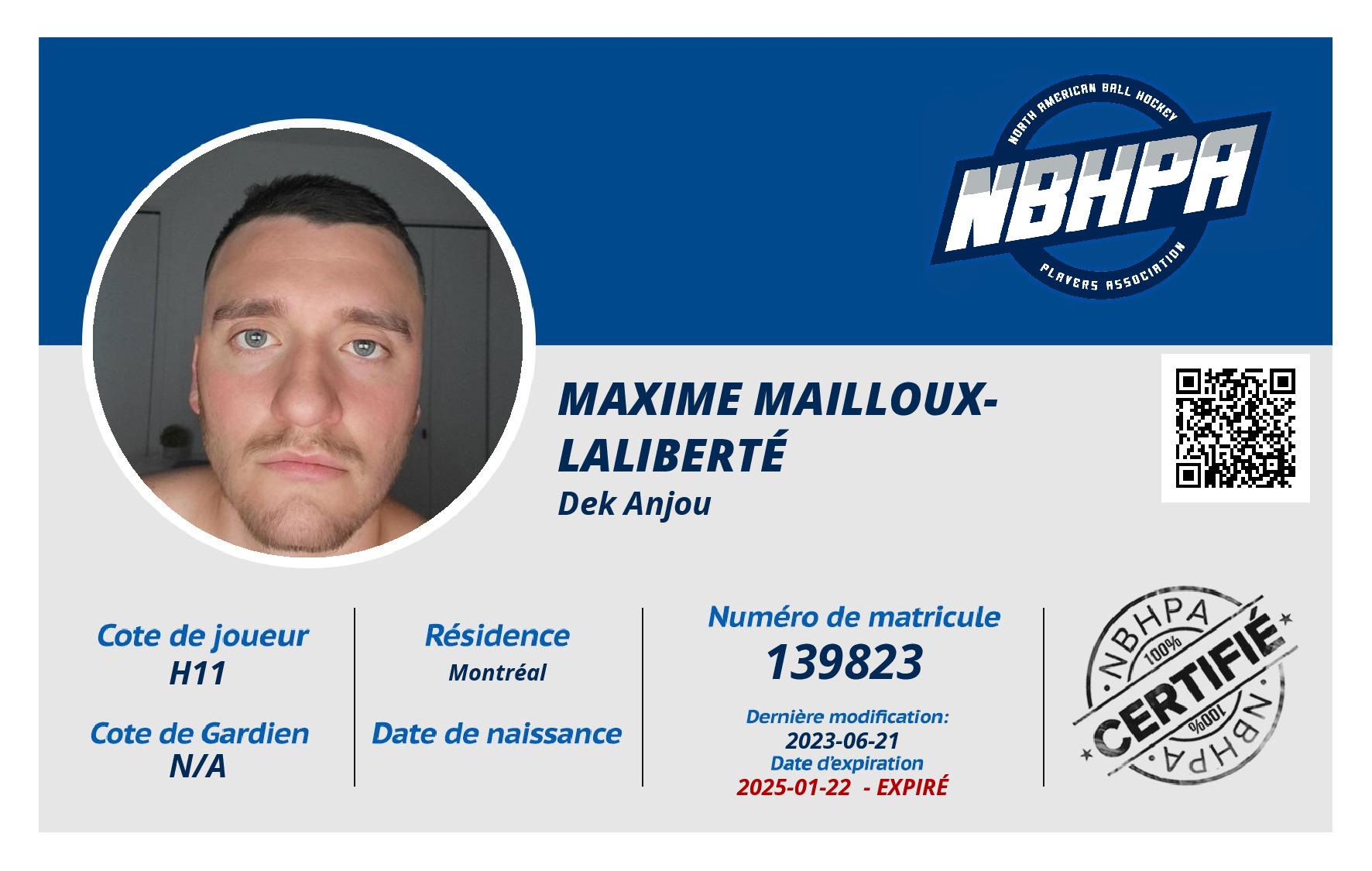Maxime Mailloux-Laliberté