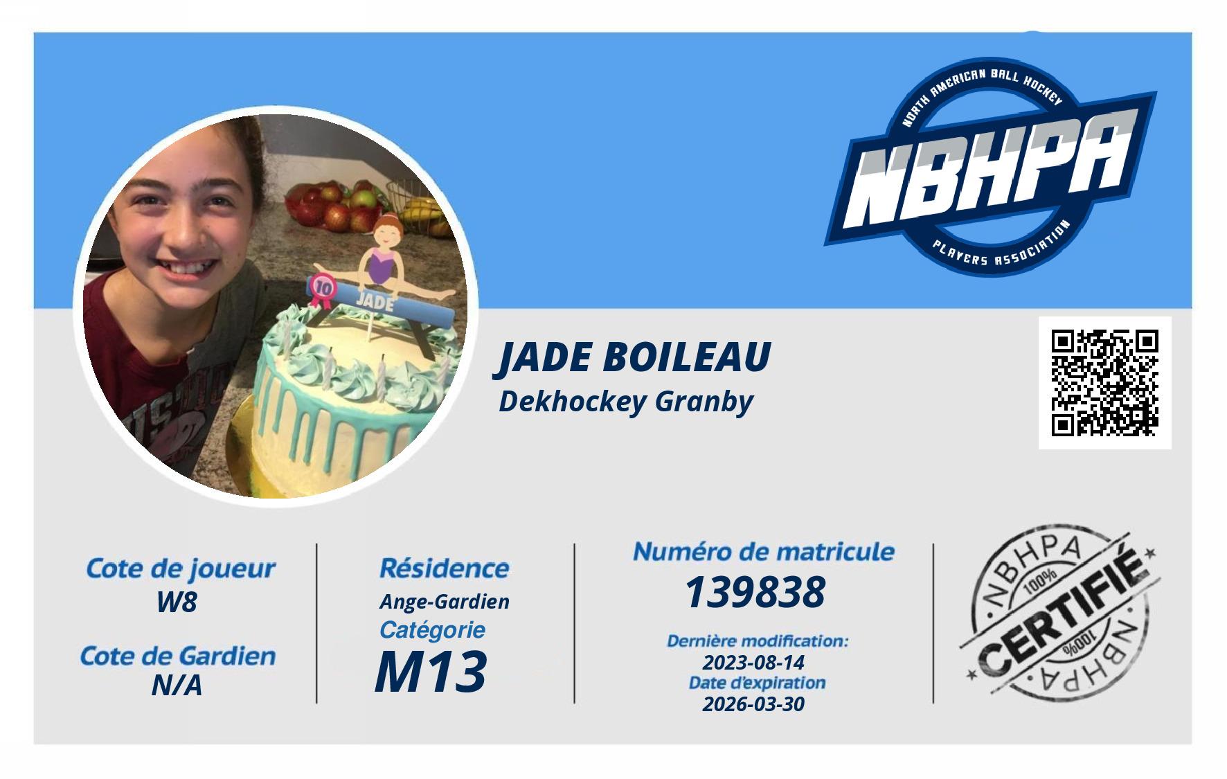 Jade Boileau