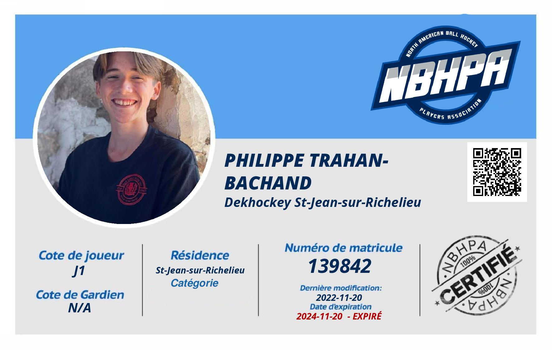 Philippe Trahan-Bachand