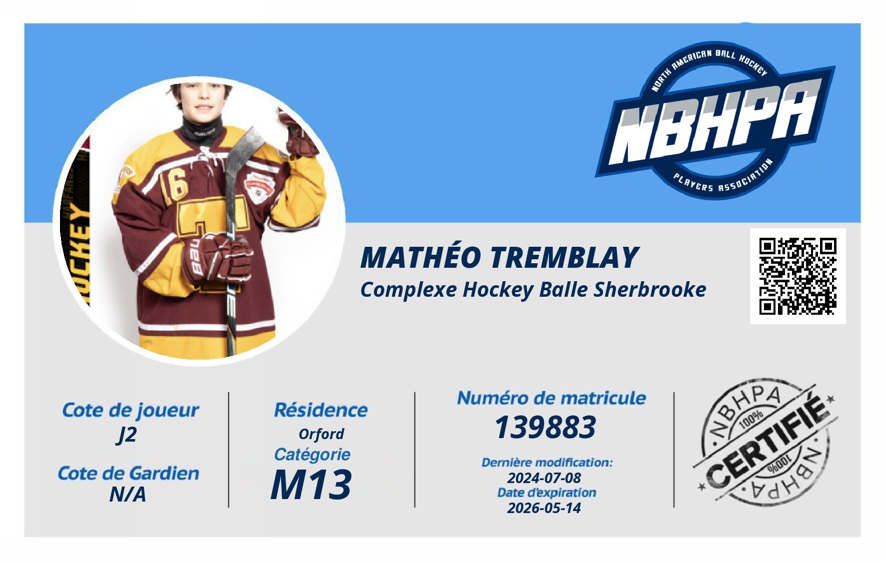 Mathéo Tremblay