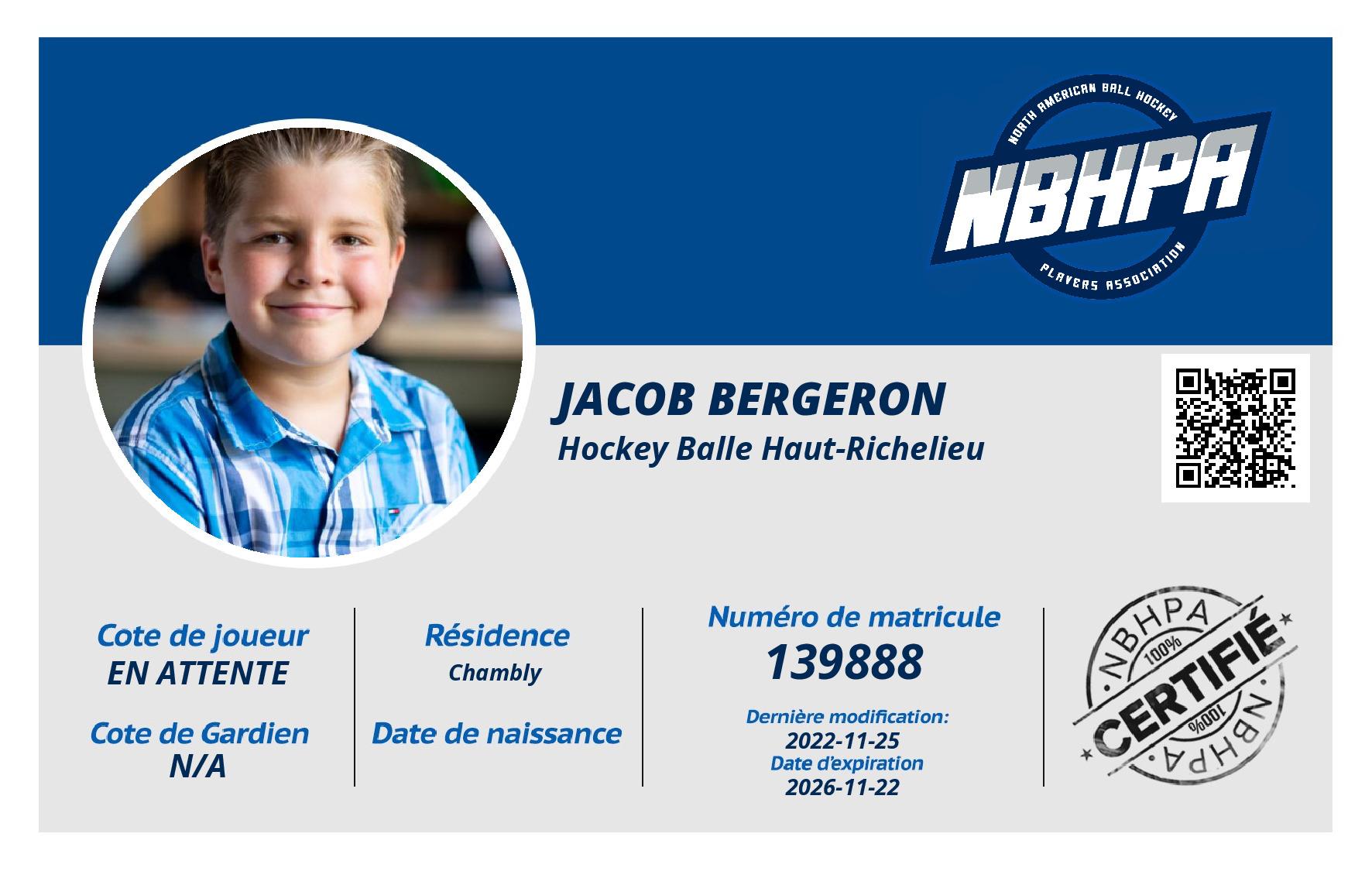 Jacob Bergeron