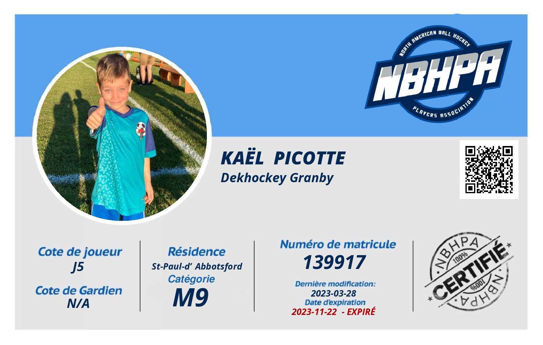 Kaël  Picotte 