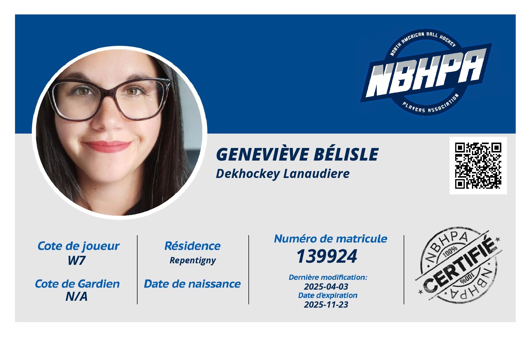 Geneviève Bélisle
