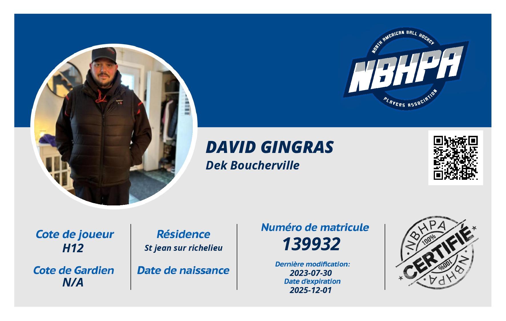 David Gingras