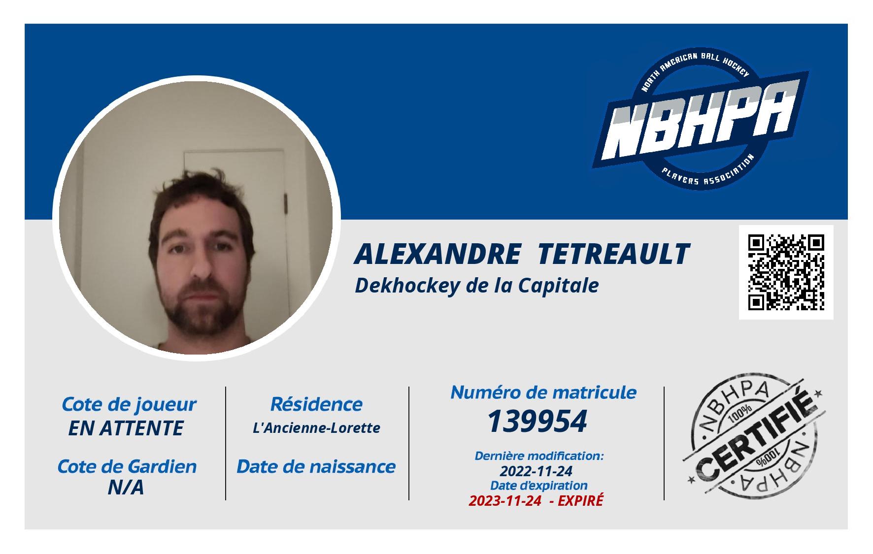 Alexandre  Tetreault