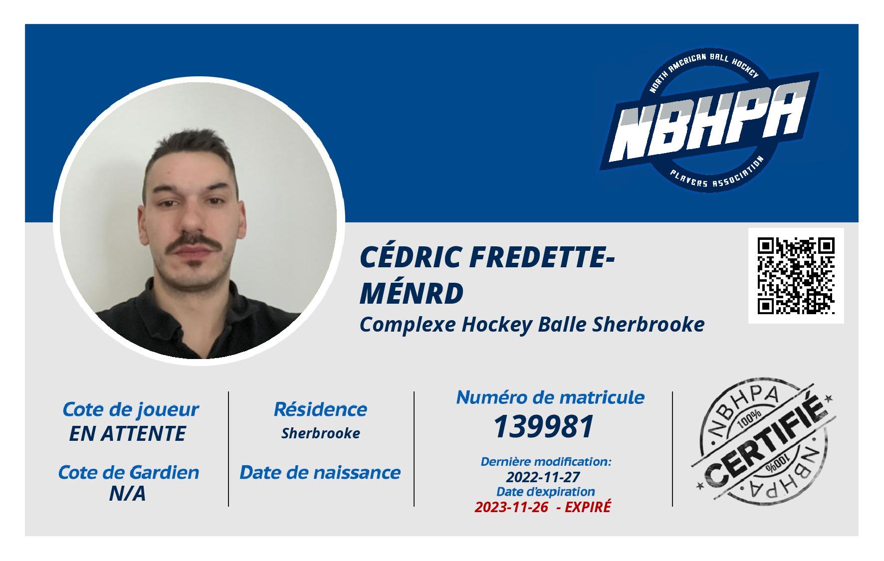 Cédric Fredette-Ménrd