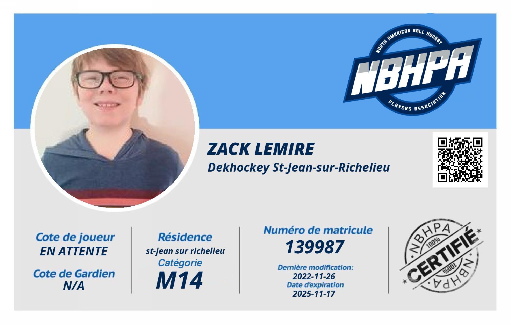Zack Lemire