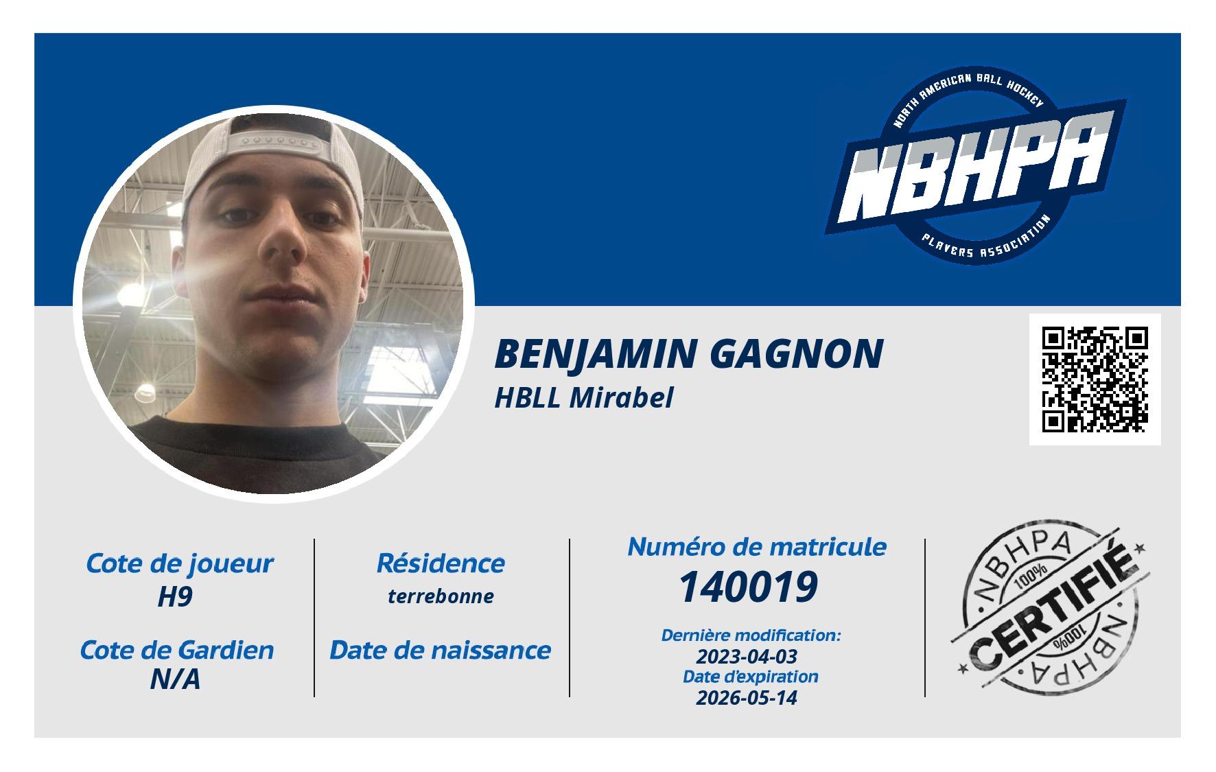 Benjamin Gagnon