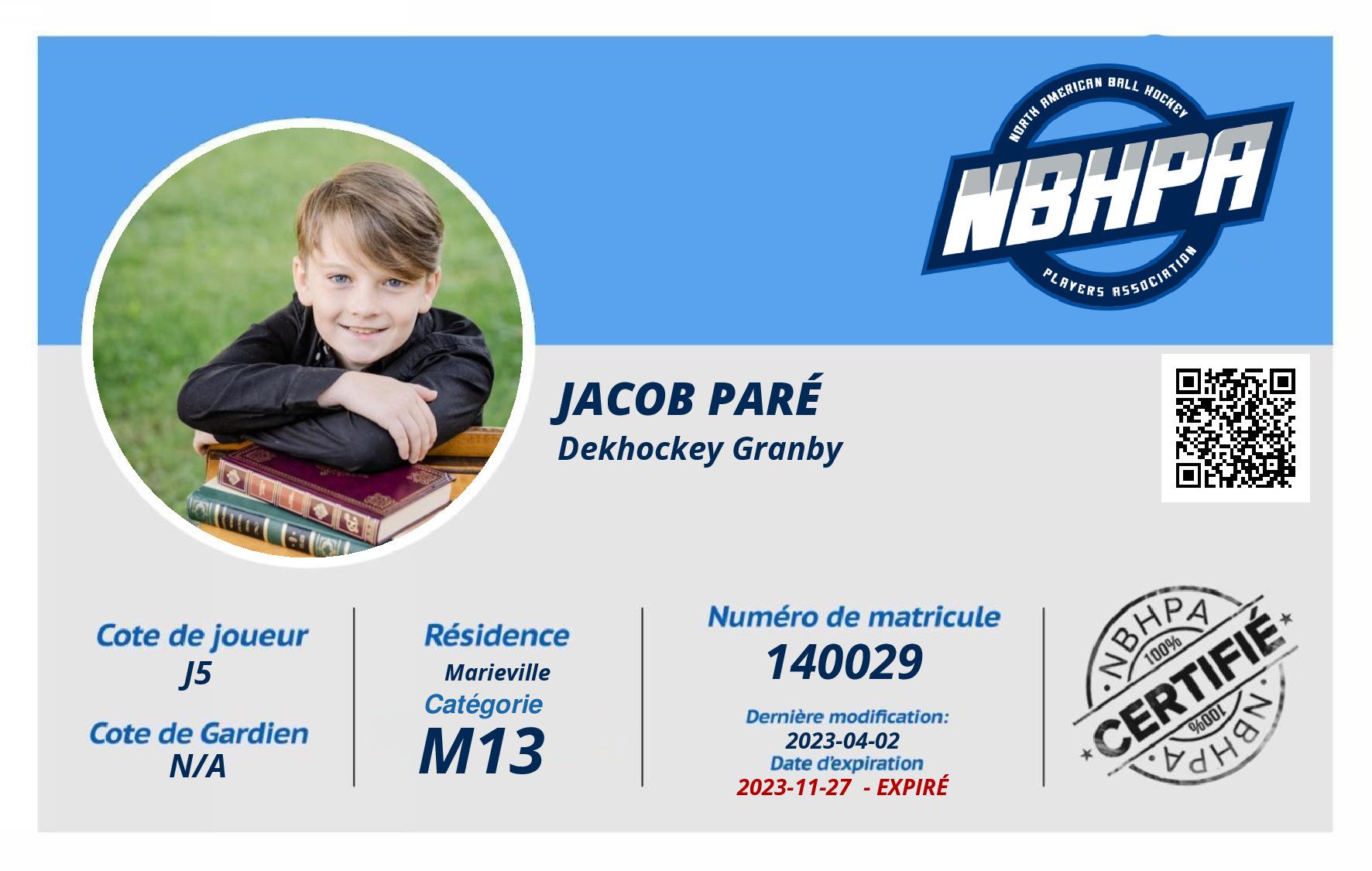 Jacob Paré