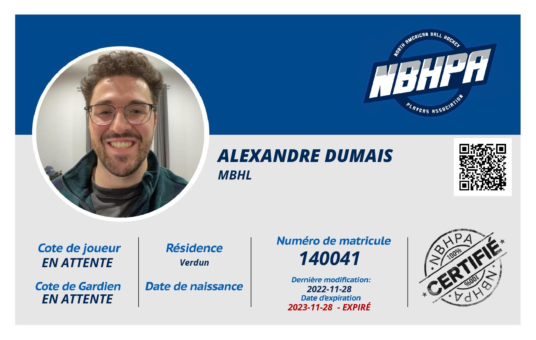 Alexandre Dumais