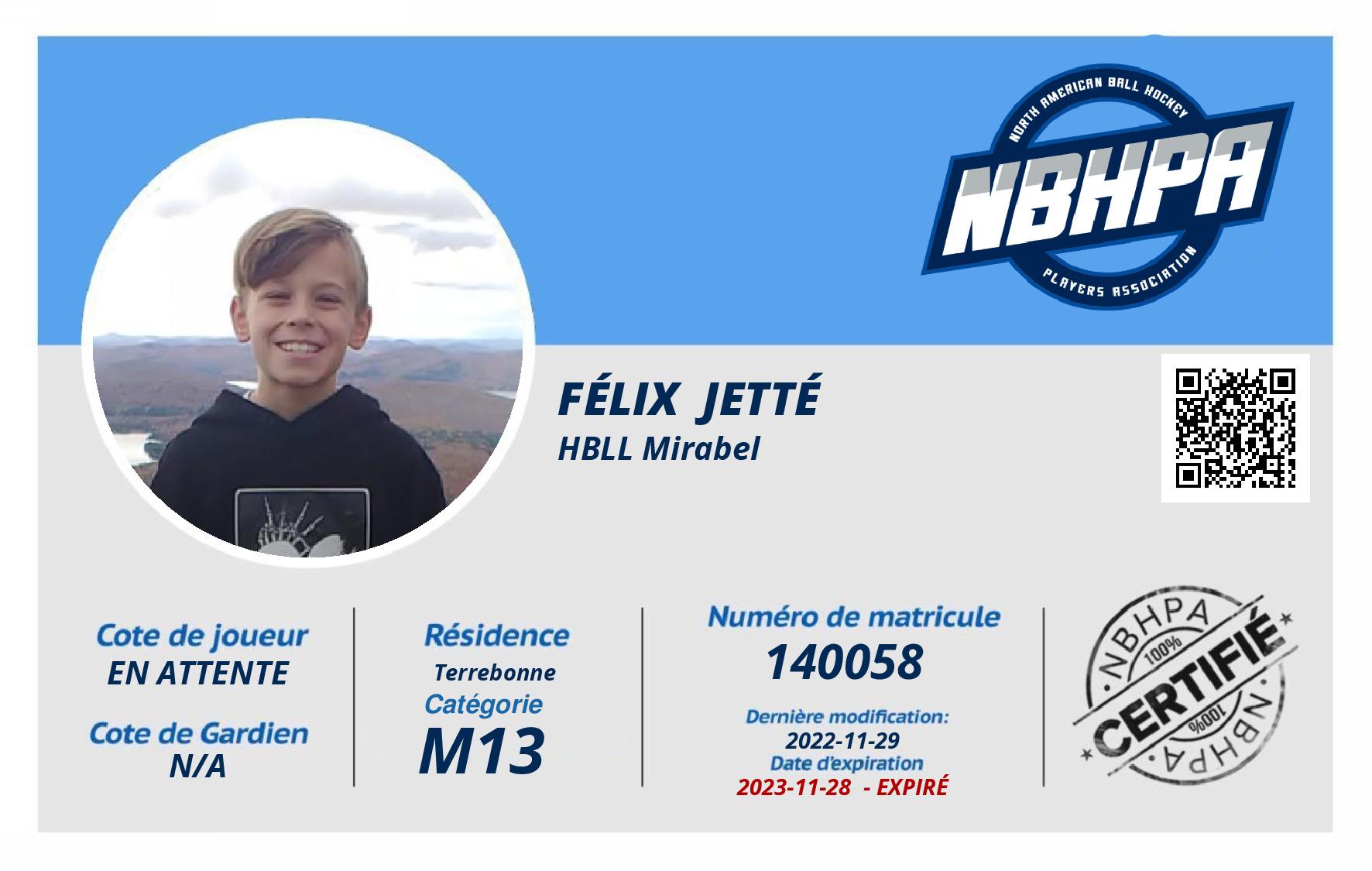 Félix  Jetté 