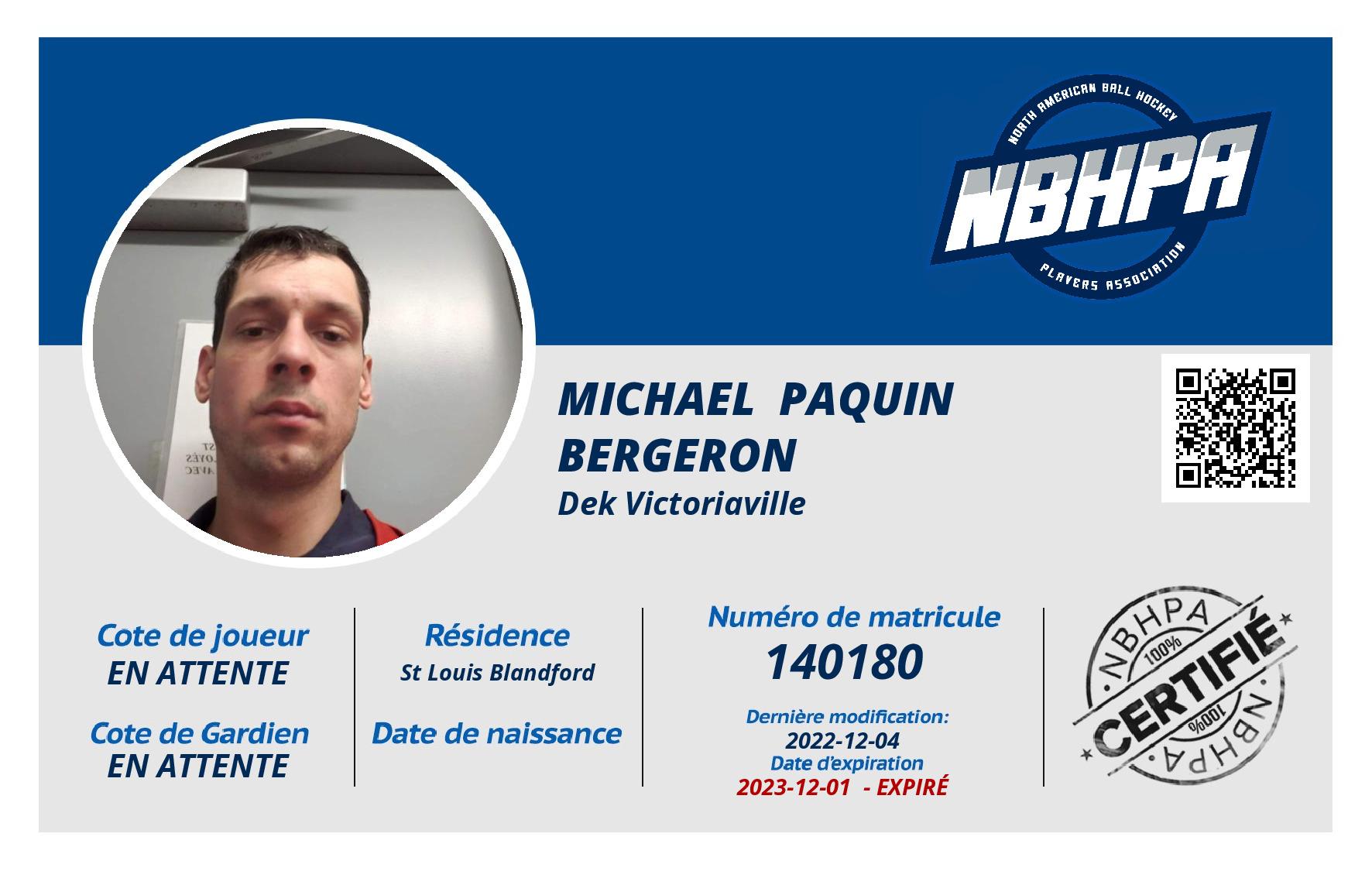 Michael  Paquin Bergeron