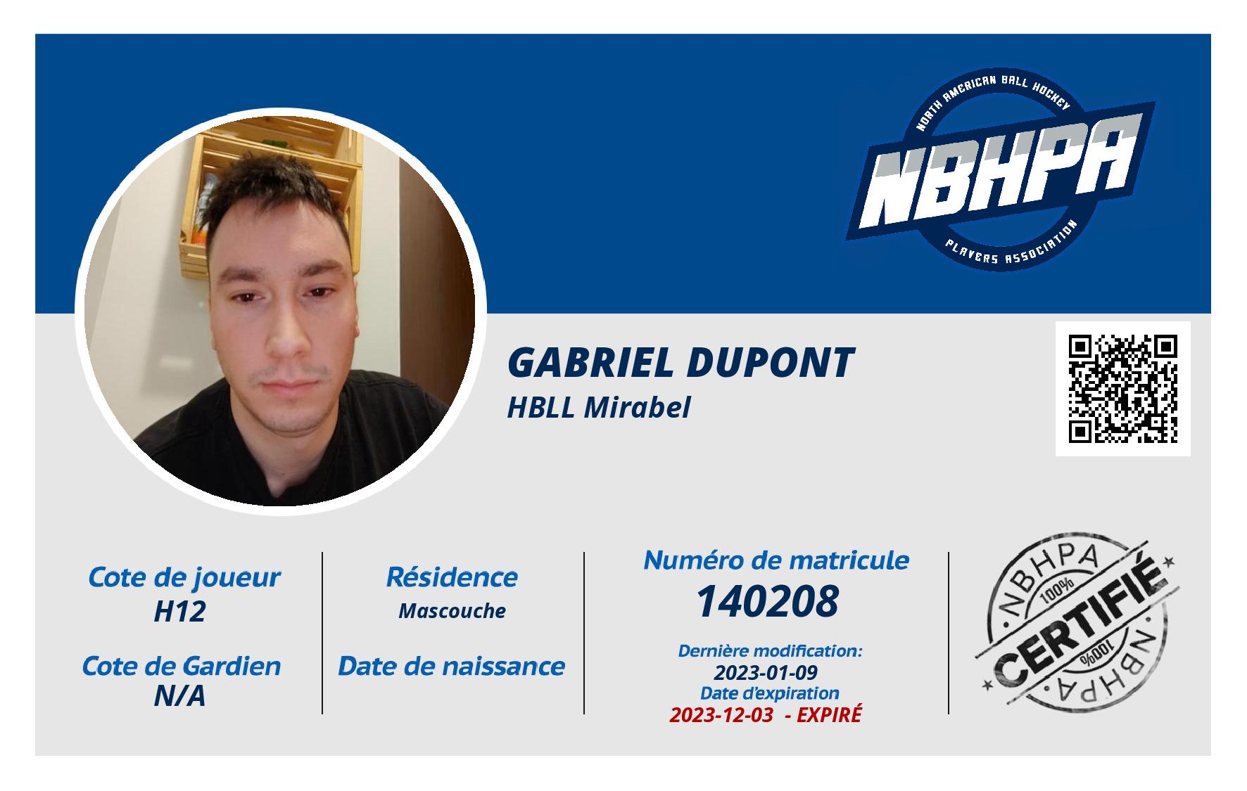 Gabriel Dupont