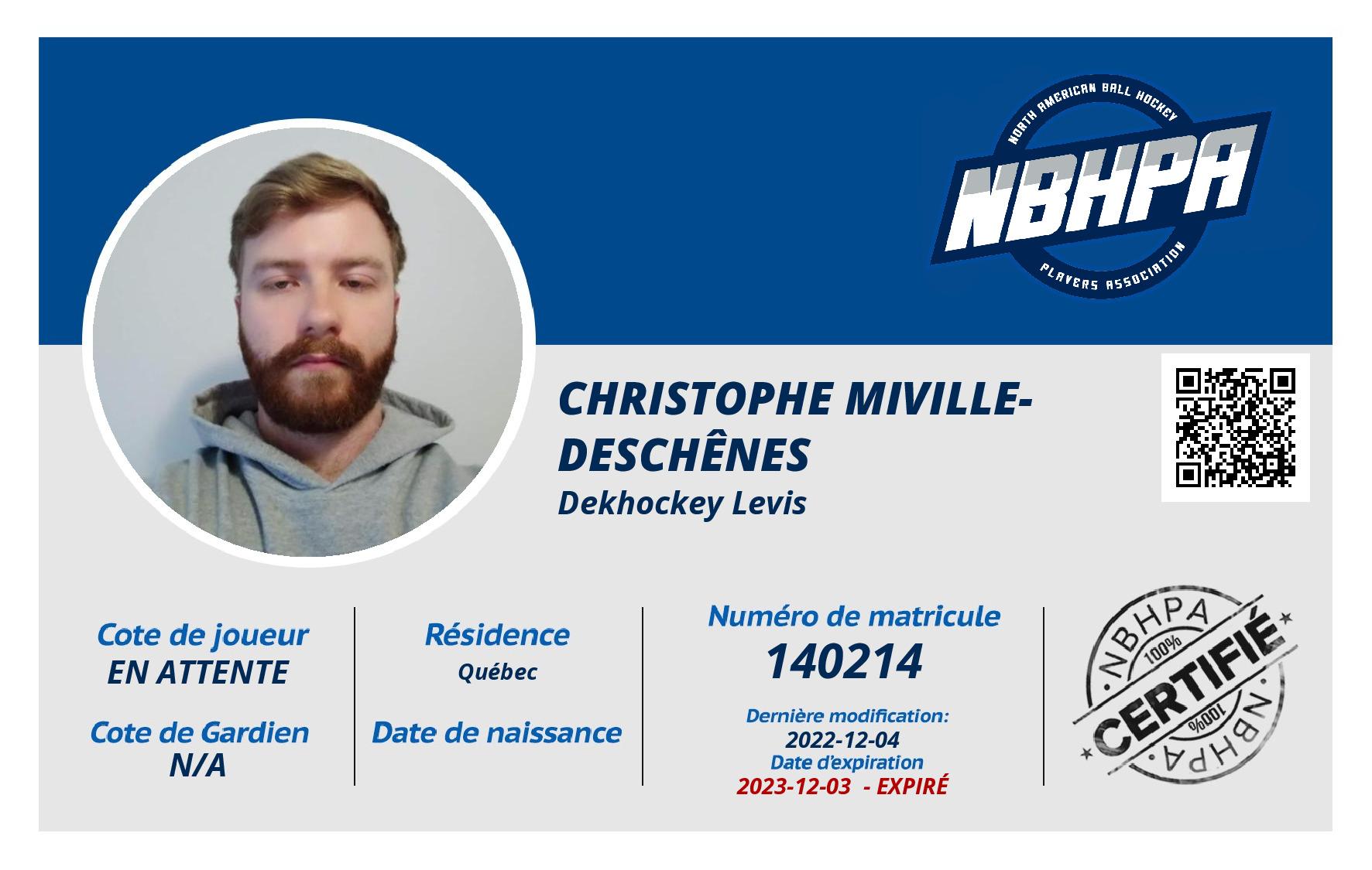 Christophe Miville-Deschênes