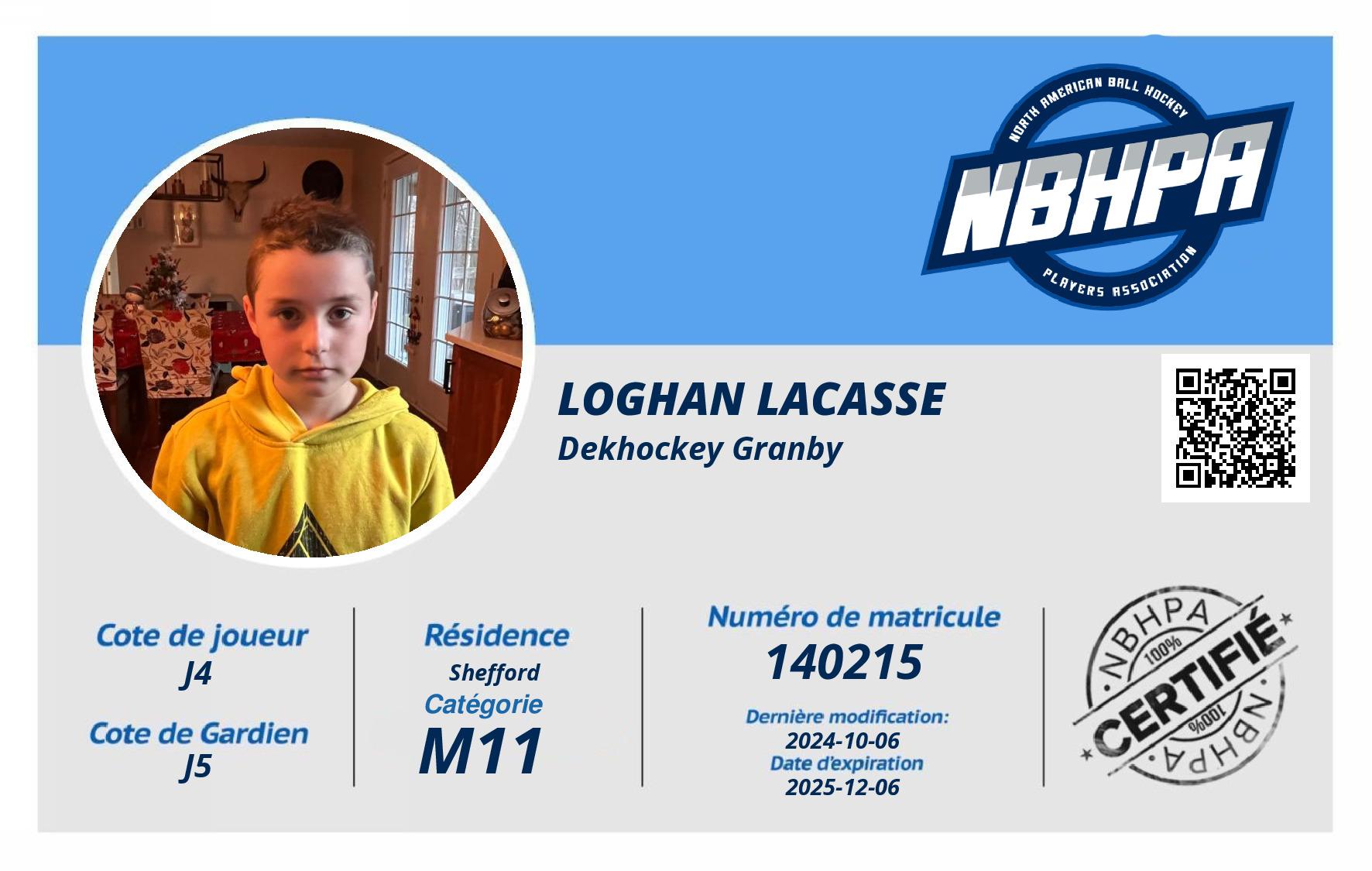 Loghan Lacasse